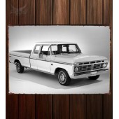 Металлическая табличка Ford F-100 Ranger XLT Super Cab